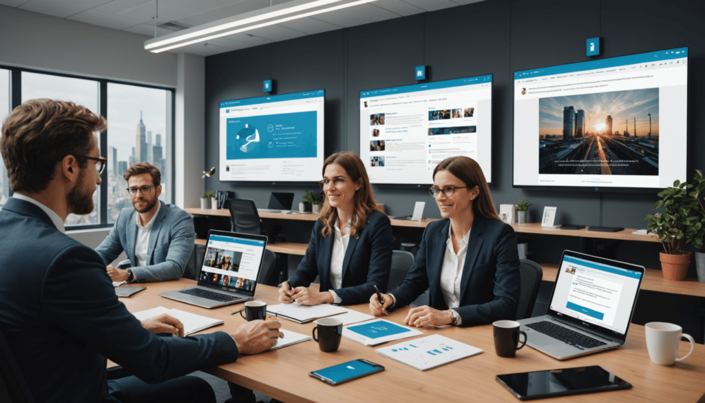 découvrez les tendances créatives b2b les plus efficaces sur linkedin en 2024 à travers un aperçu visuel captivant. explorez comment ces stratégies innovantes peuvent transformer votre présence sur les réseaux sociaux et dynamiser votre communication professionnelle.