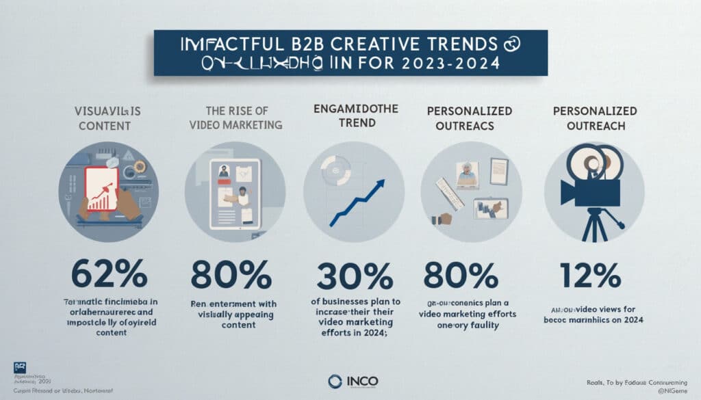 découvrez les tendances créatives b2b les plus impactantes sur linkedin pour 2024 dans notre infographie. explorez les stratégies innovantes qui transformeront votre approche marketing et renforceront votre engagement sur la plateforme.