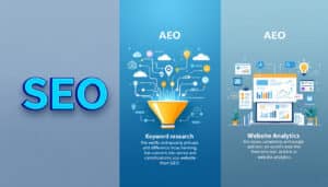 découvrez les distinctions essentielles entre le seo, l'aeo et le geo grâce à notre infographie claire et concise. apprenez comment ces techniques d'optimisation influencent la visibilité en ligne et le positionnement des contenus sur les moteurs de recherche.